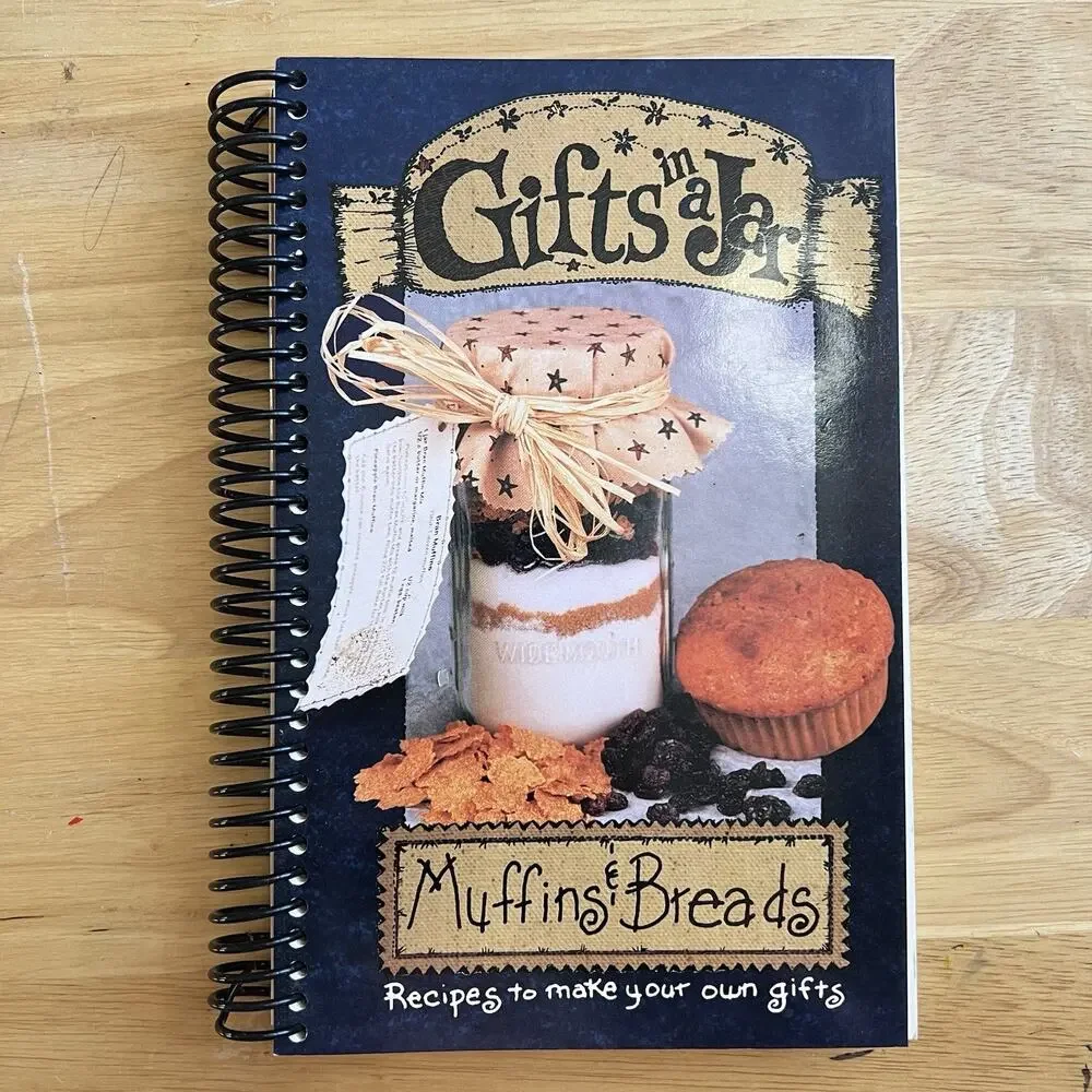 Gifts In A Jar Soups And Muffins And Breads Set Of 2 Cookbooks DIY Gift Recipes